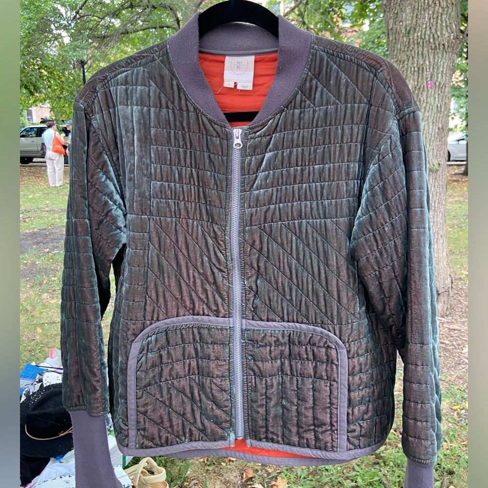 HEI HEI velvet jacket
